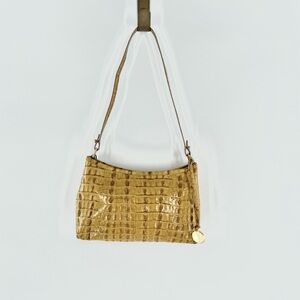 Brahmin Anytime Crocodile Embossed Mini Melbourne Shoulder Bag